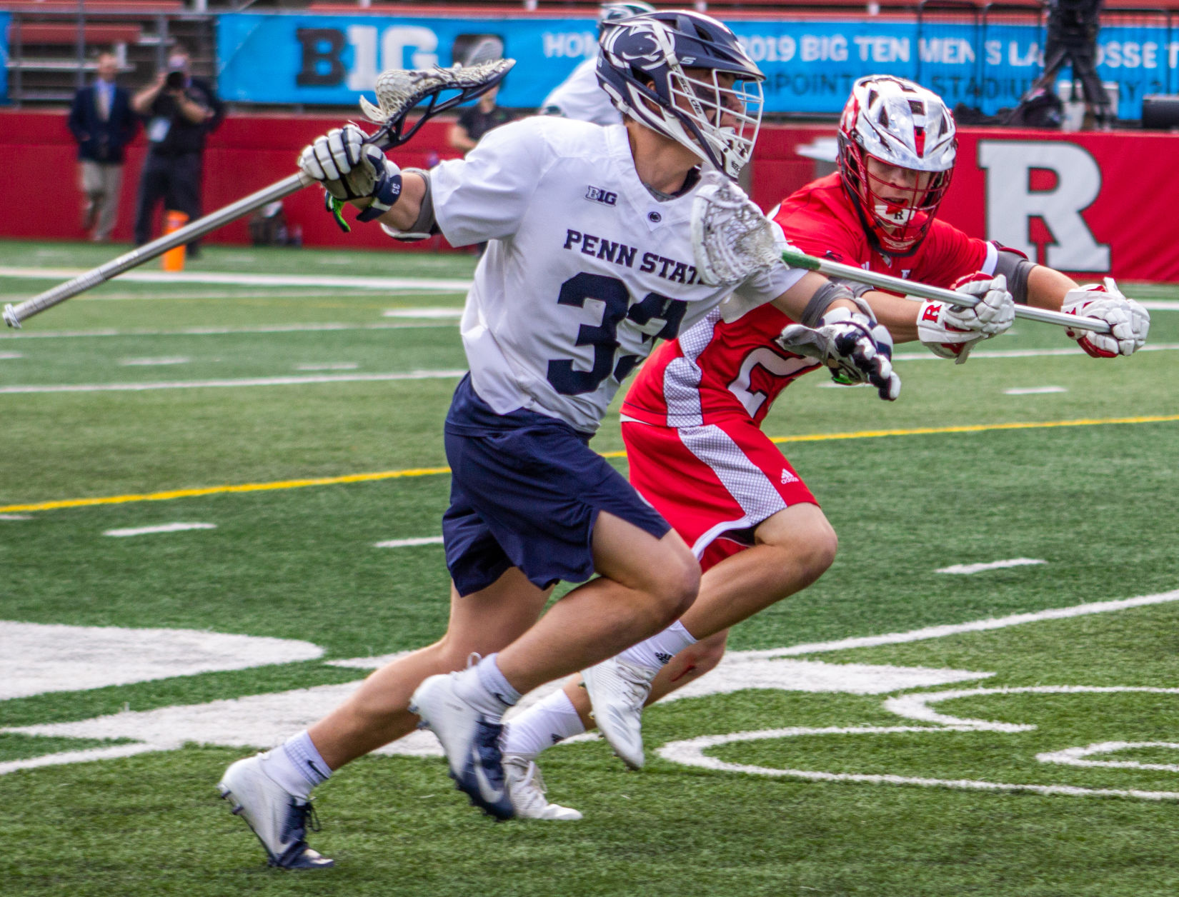 B1G men's lacrosse semifinal, Penn State vs Rutgers, Jack Traynor (33)